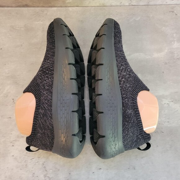 Skechers Black Knit Slip-On Sneakers - Picture 5 of 14